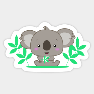 Cute koala baby Sticker